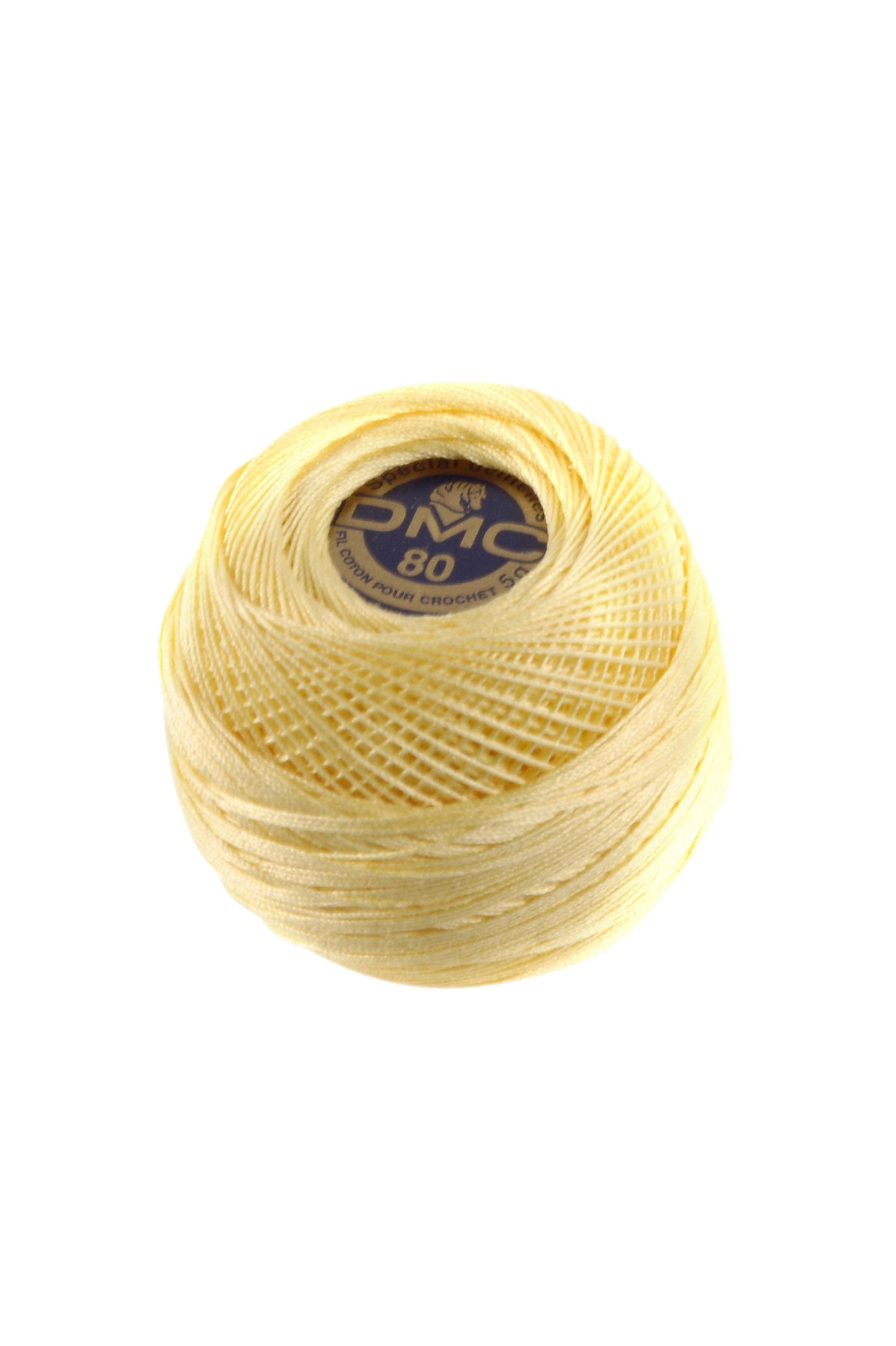 Fil spécial Dentelle DMC 745 Jaune banane
