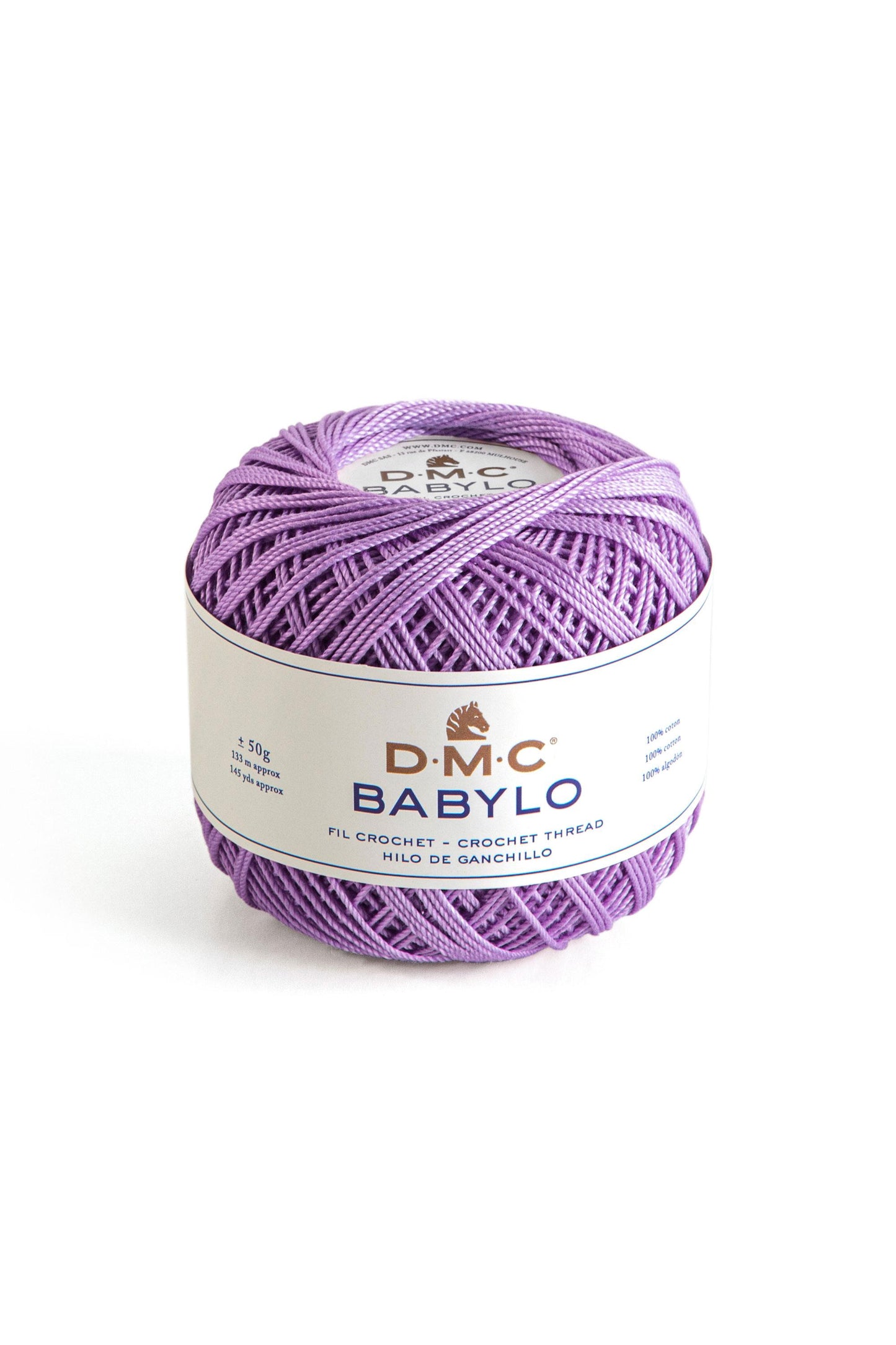 DMC Babylo 20 100% coton 210 Lilas 50 grs