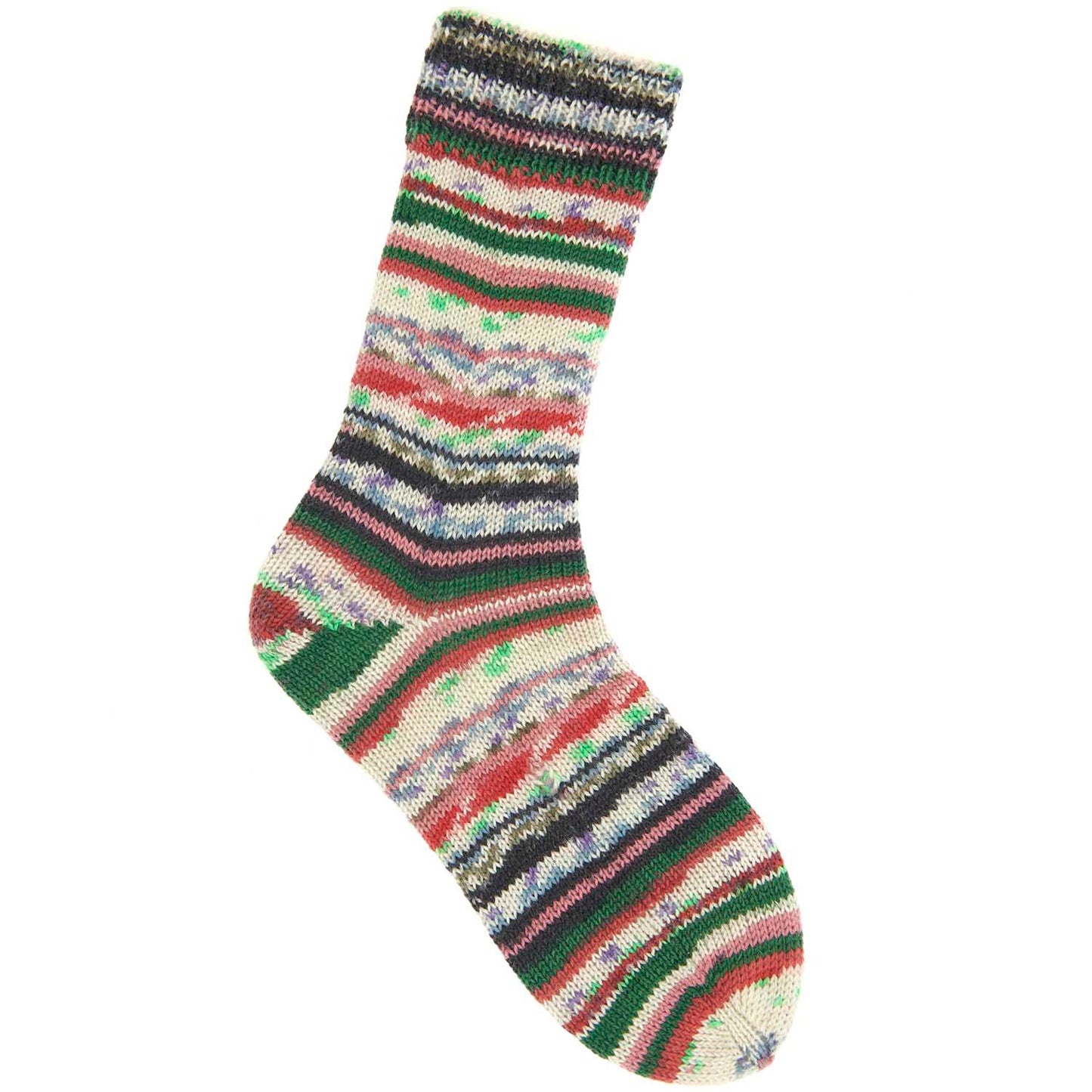 Fil pour chaussette Rico Socks Neon Fair Isle 4 fils stylo