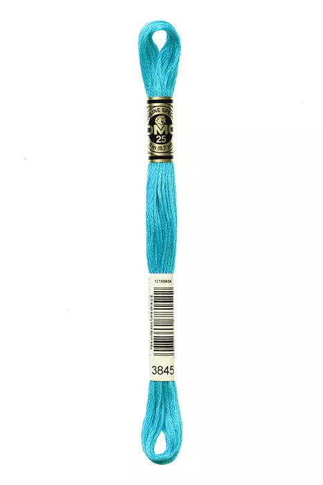 Fil à broder Mouliné Spécial DMC 3845 Turquoise