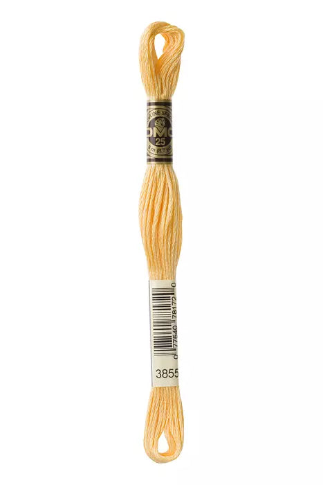 Fil à broder Mouliné Spécial DMC 3855 Vent de sable orangé