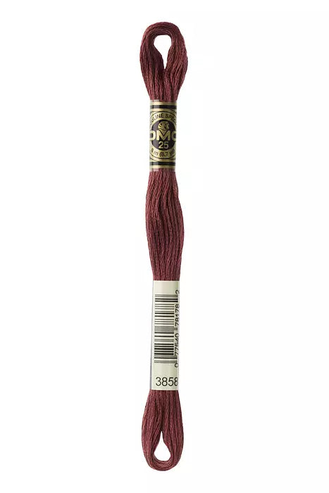 Fil à broder Mouliné Spécial DMC 3858 Brun rosé