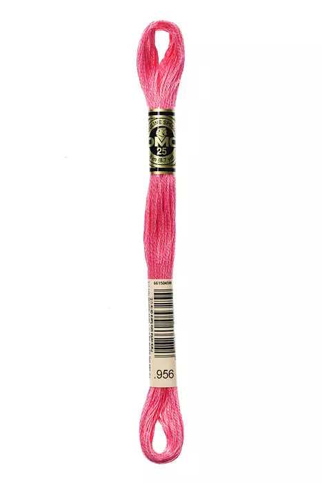 Fil a broder Mouline Special DMC 956 Rose fluo