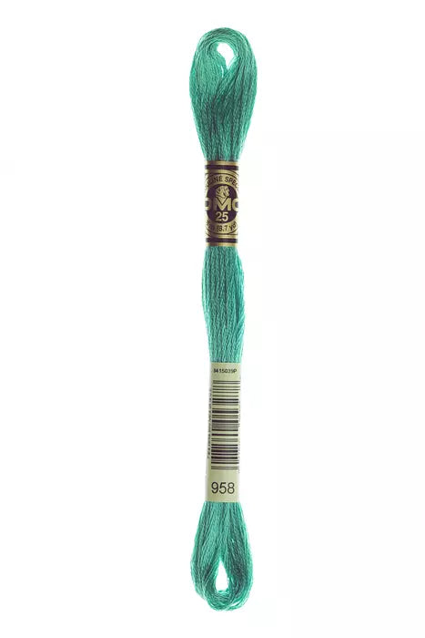 Fil a broder Mouline Special DMC 958 Vallee verte