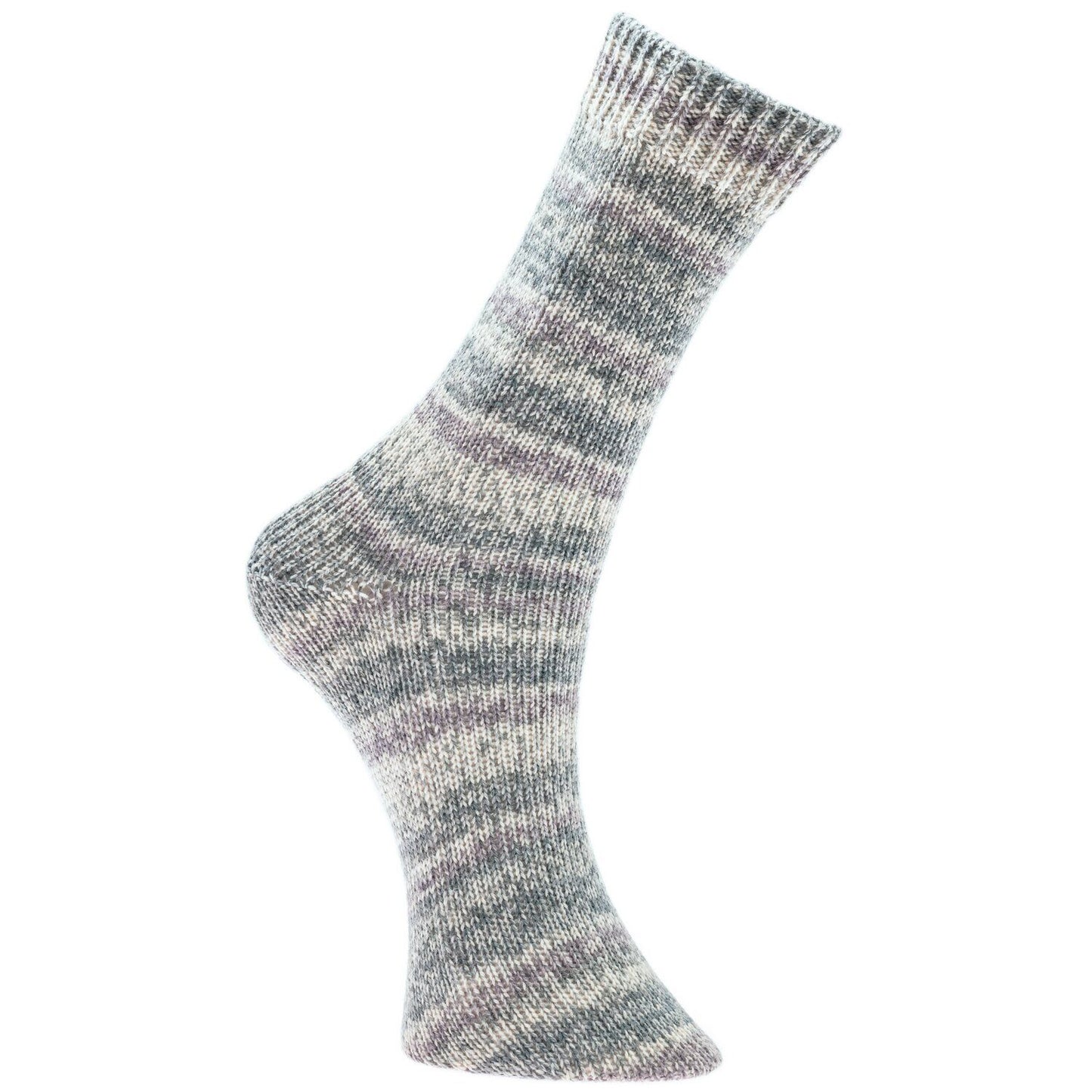 Fil pour chaussette Rico Superba Bamboo 4 fils Pink gris bleu mix