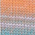 Azteca fine Lux Laine Katia 412 - Rosé-Orange clair-Bleu turquoise