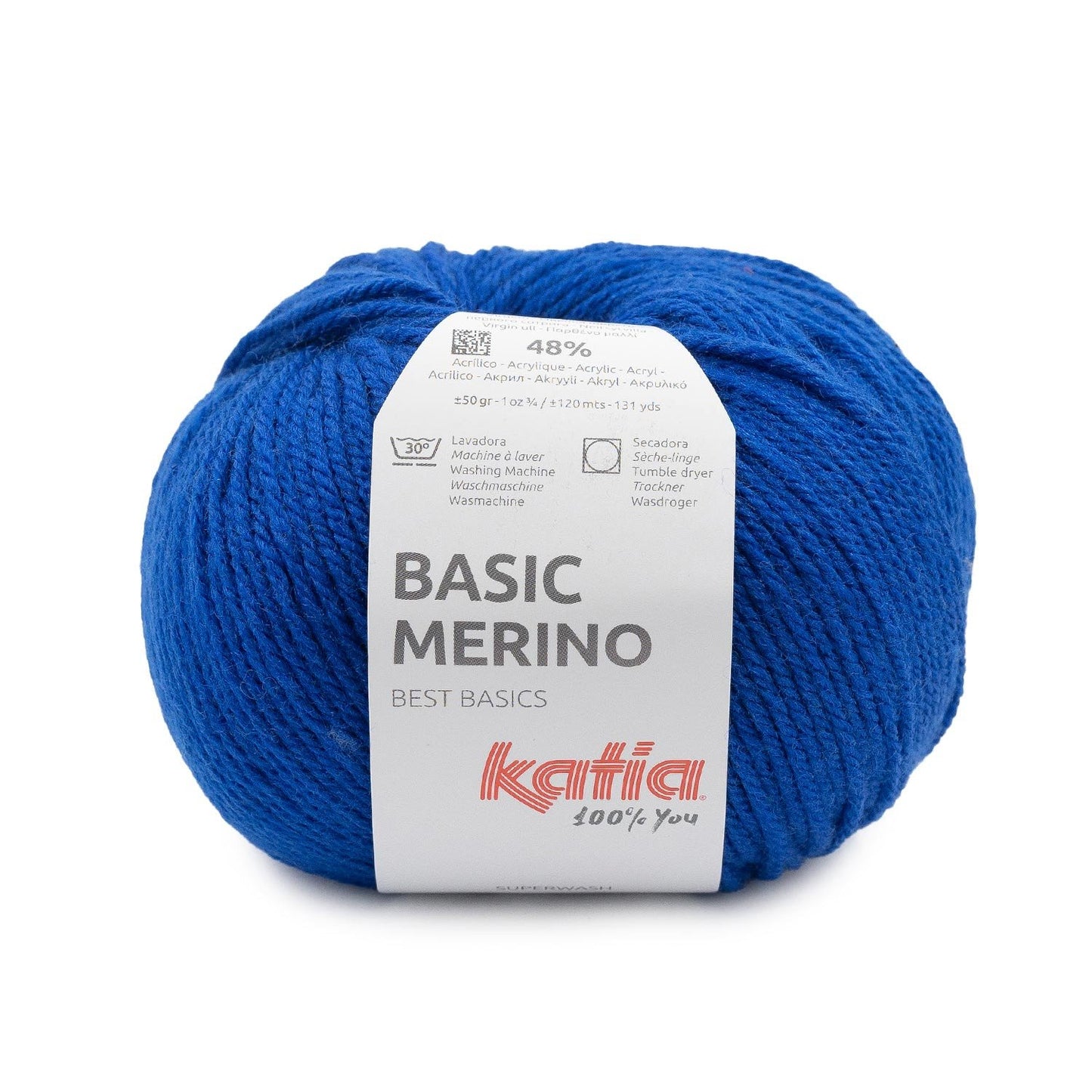 Basic Mérino 94 Bleu outremer Laine Katia