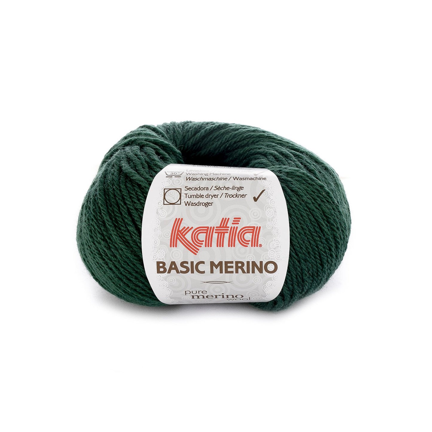 Basic Mérino 15 vert très foncé Laine Katia