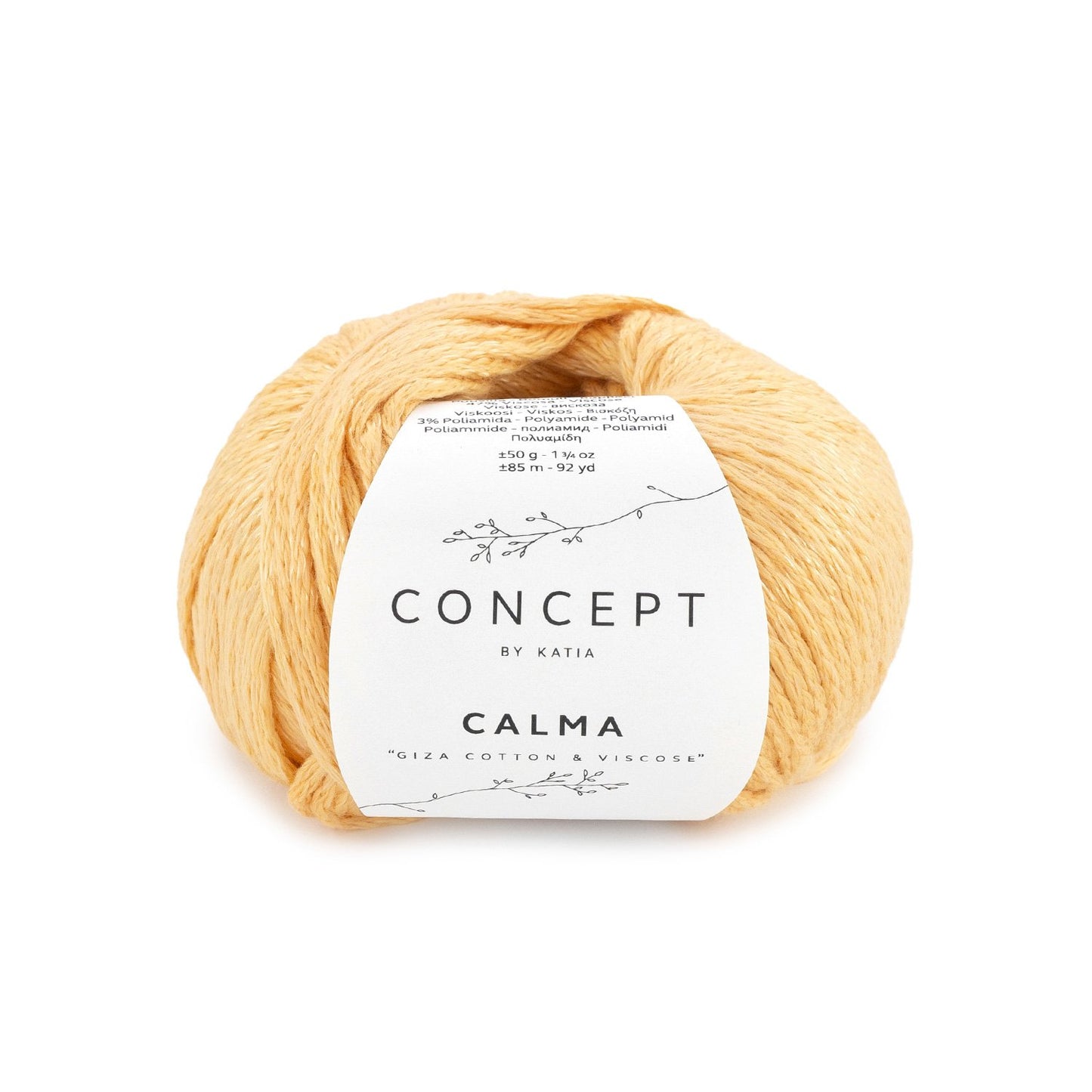 Calma Katia 56 orangé pastel