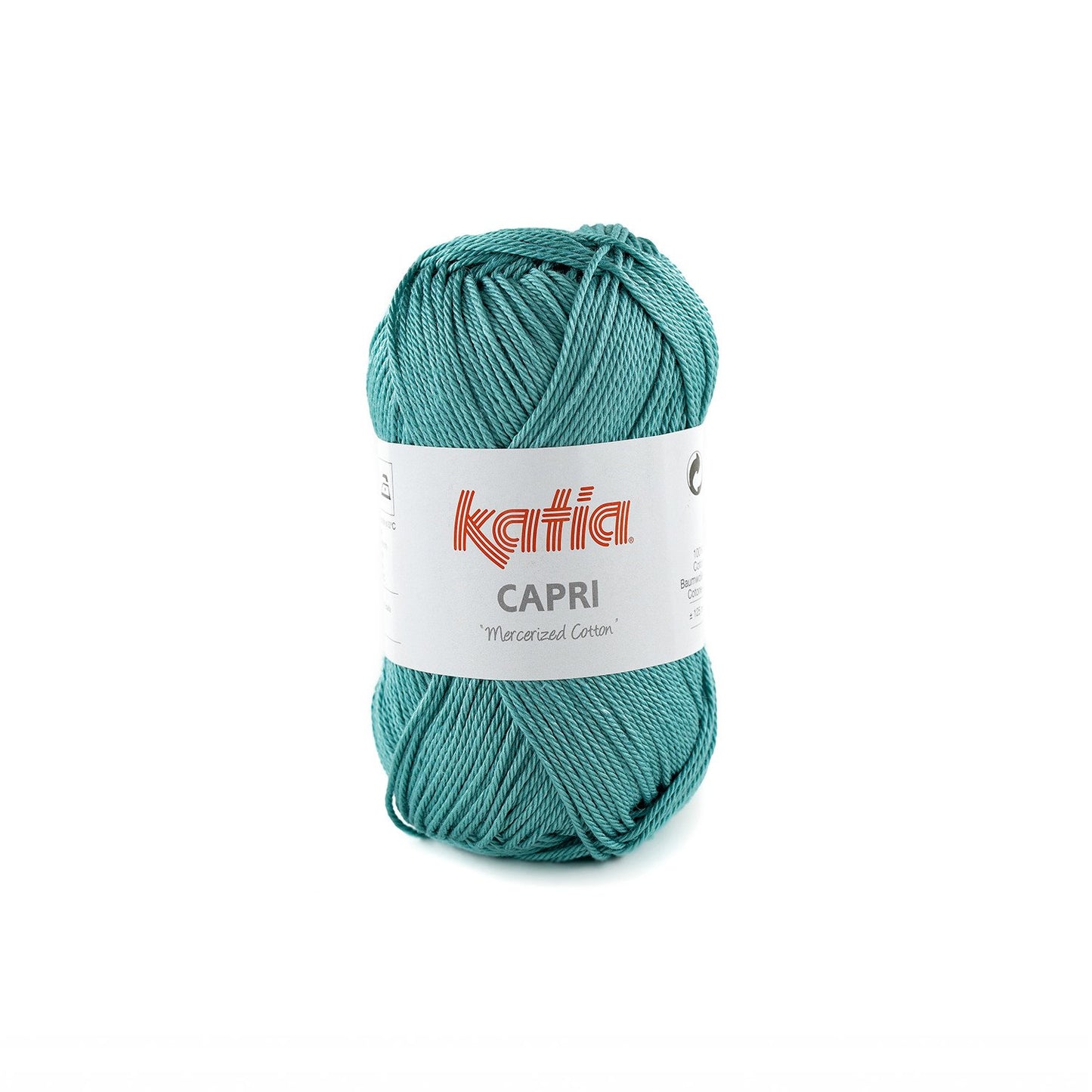Capri 100% Coton mercerisé Katia 82173 bleu turquoise