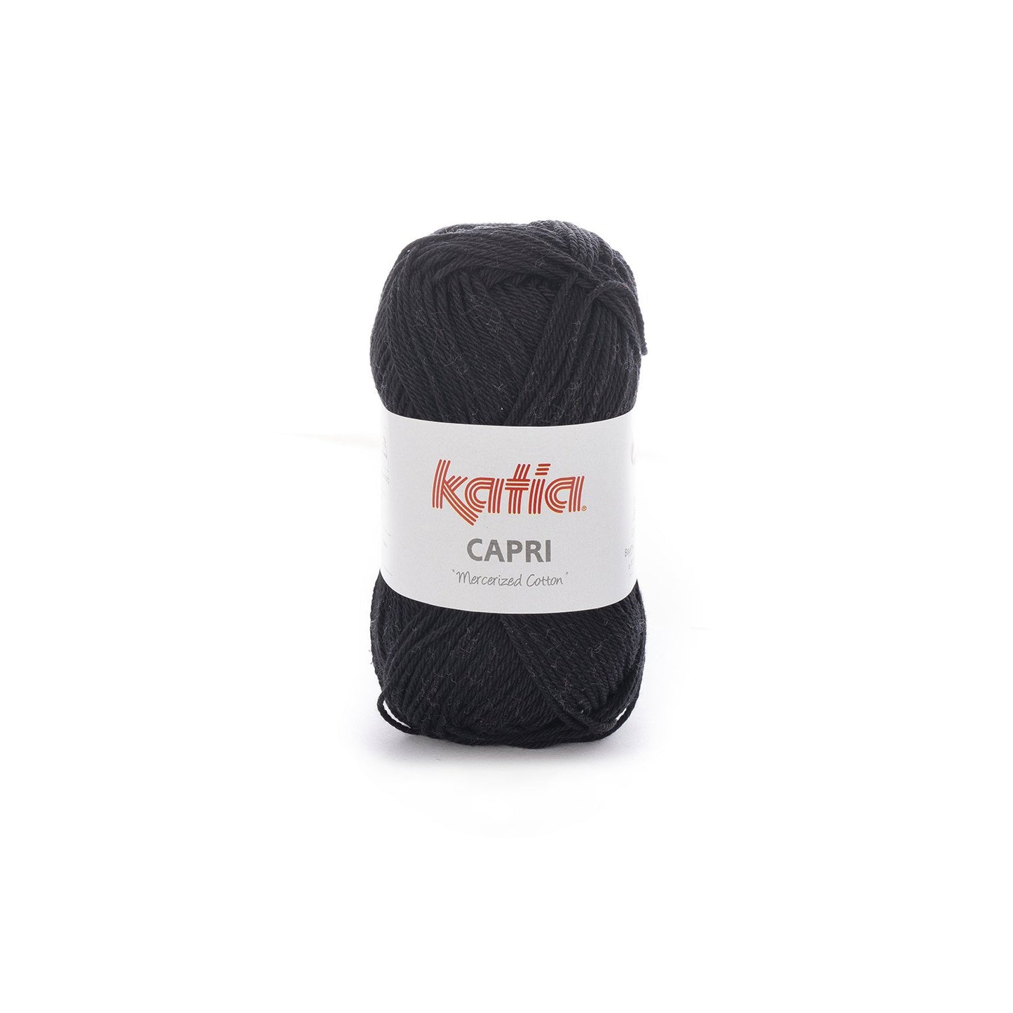 Capri 100% Coton mercerisé Katia 82056 noir
