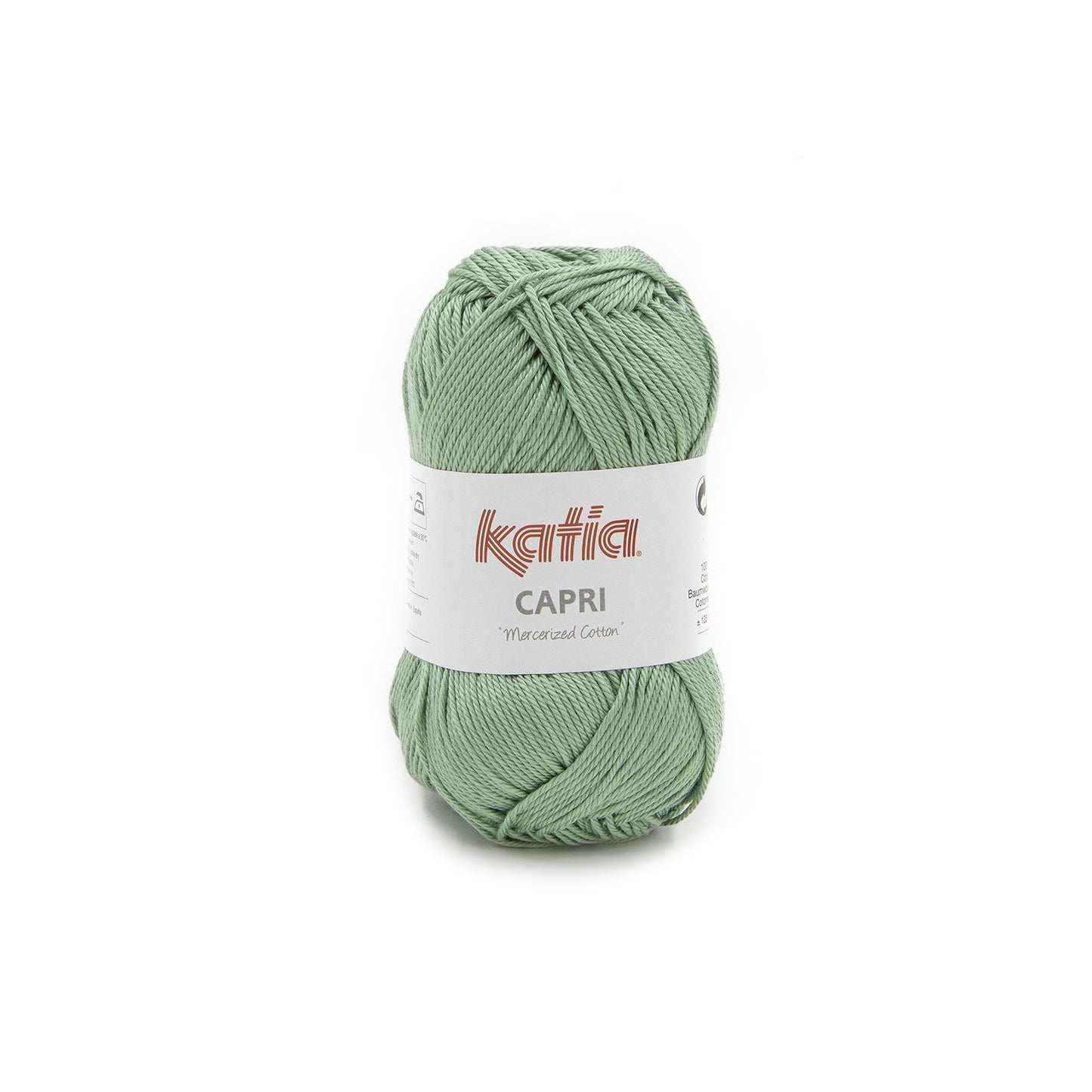 Capri 100% Coton mercerisé Katia 82177 vert fougère
