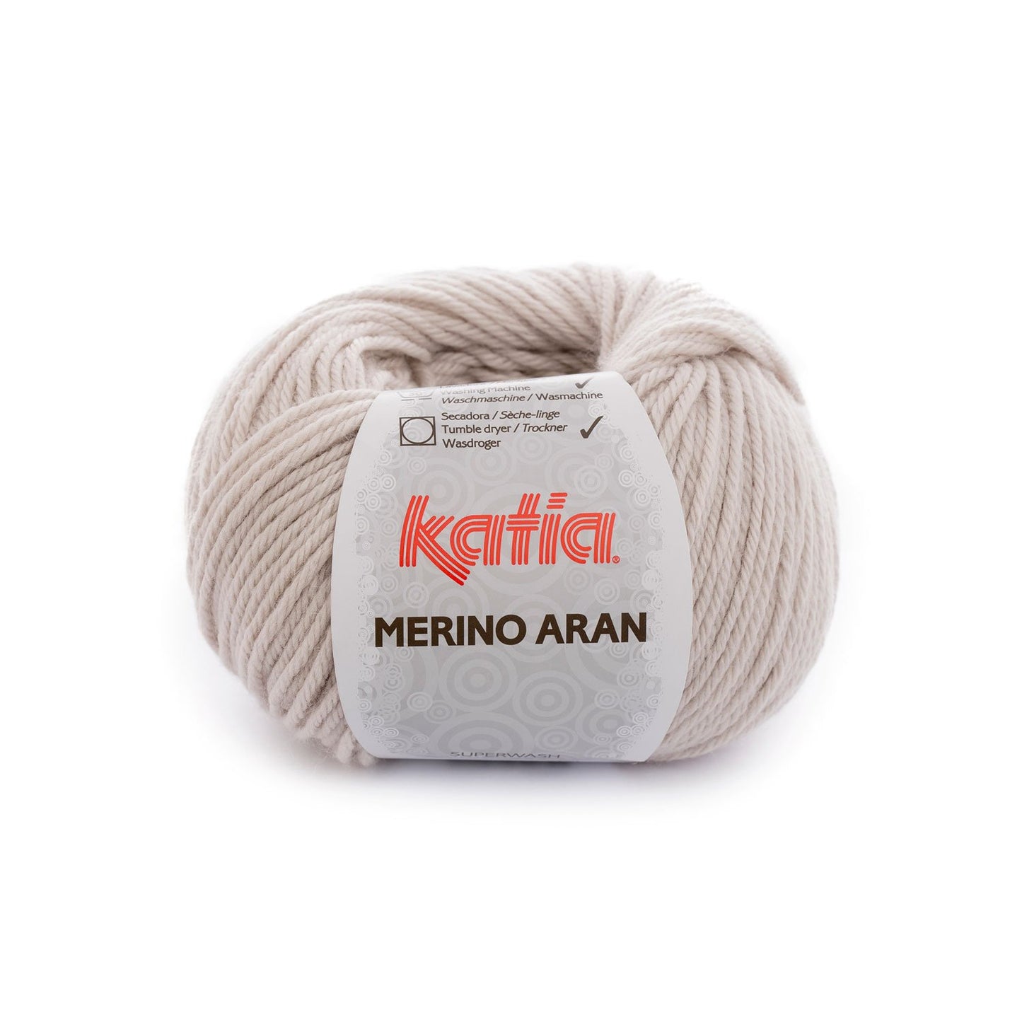 Merino aran Laine Katia 11 Beige très clair