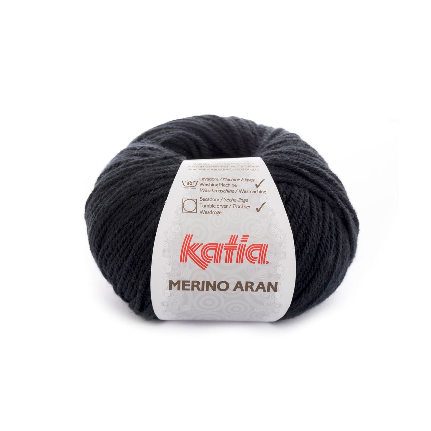 Merino aran Laine Katia 2 Noir
