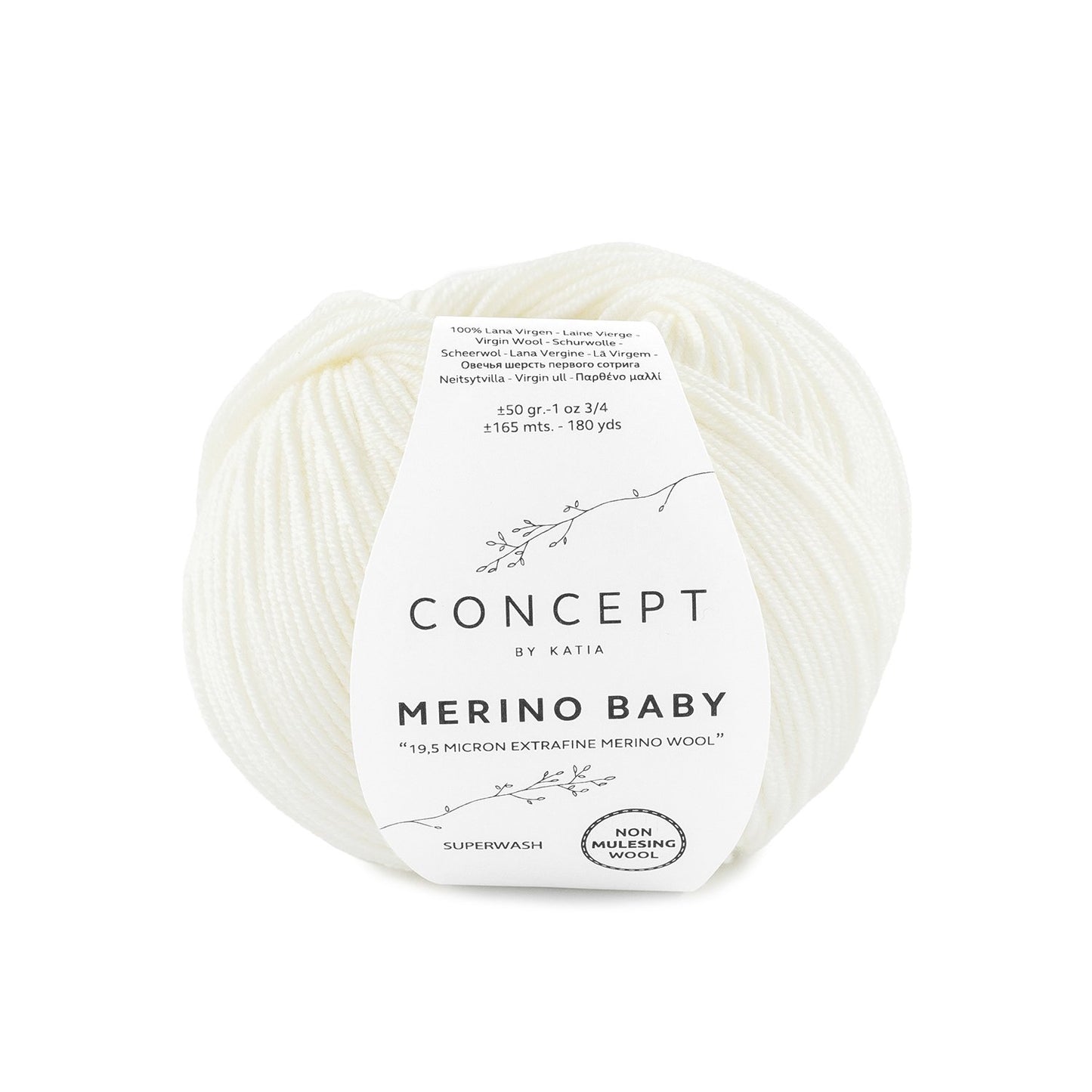 Mérino Baby 3 écru Laine Katia