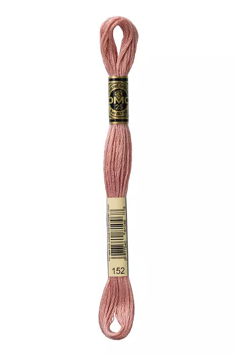 Fil à broder Mouliné Spécial DMC 152 Vieux rose