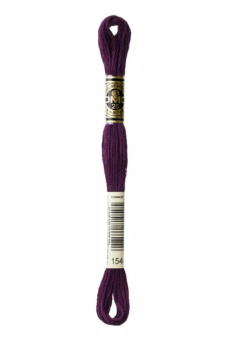 Fil à broder Mouliné Spécial DMC 154 Prune