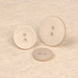 Bouton 2 TROUS irisé 15mm 181 gris clair