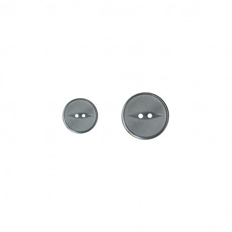 Bouton oeil de chat 2 trous 20mm 181 gris clair