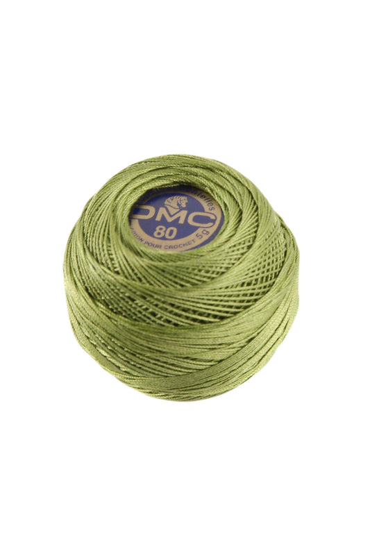 Fil spécial Dentelle DMC 3347  Vert scarabée