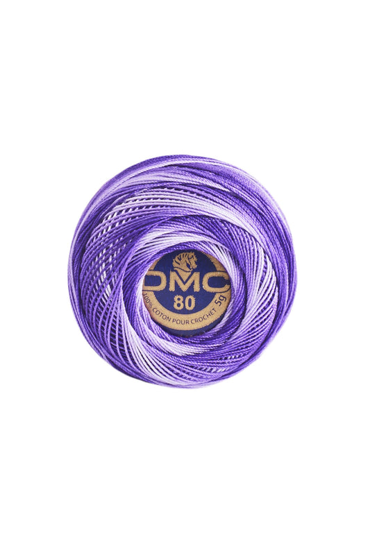 Fil spécial Dentelle DMC 52 violet chiné