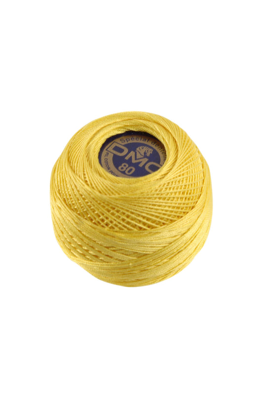 Fil spécial Dentelle DMC 726 Jaune mimosa