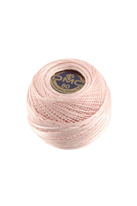 Fil spécial Dentelle DMC 818 Rose poudré