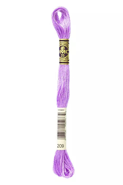 Fil à broder Mouliné Spécial DMC 209 Lilas