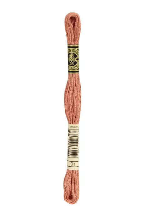 Fil à broder Mouliné Spécial DMC 21 Rouge de Bourgogne