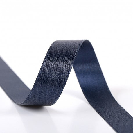 Ruban satin double face 6 mm 27 marine