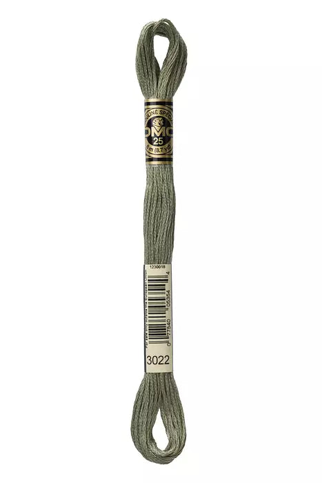 Fil à broder Mouliné Spécial DMC 3022 Gris éléphant
