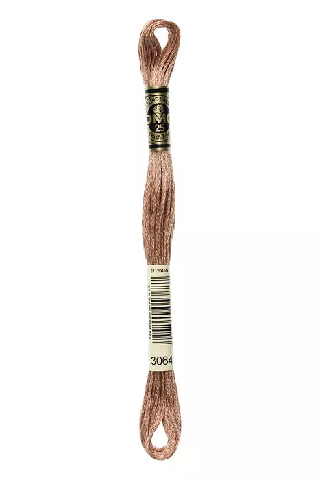 Fil à broder Mouliné Spécial DMC 3064 Beige foncé