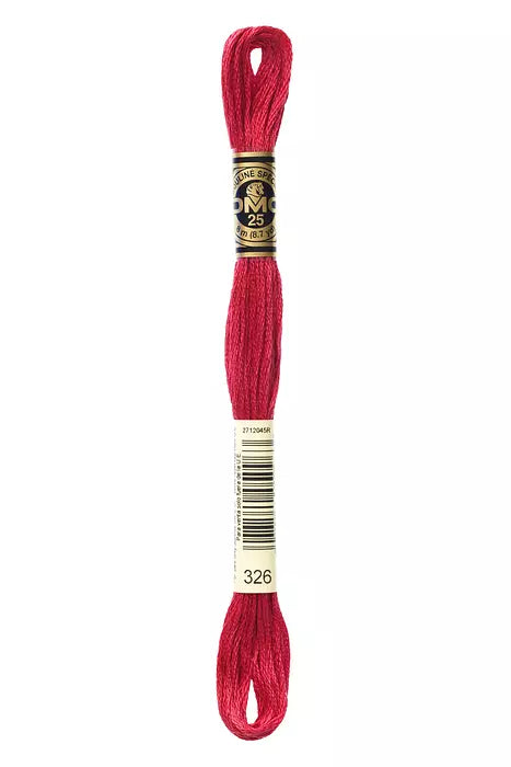 Fil à broder Mouliné Spécial DMC 326 Rouge rubis