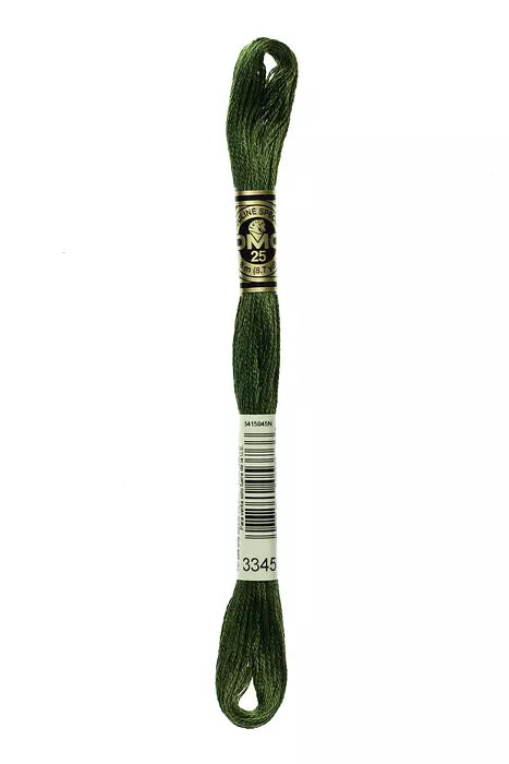 Fil à broder Mouliné Spécial DMC 3345 Vert menthe