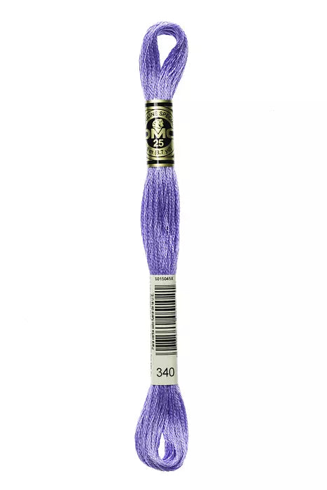 Fil à broder Mouliné Spécial DMC 340 Glycine violette
