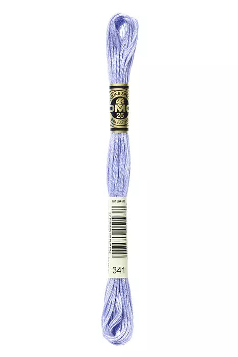 Fil à broder Mouliné Spécial DMC 341 Bleu hortensia
