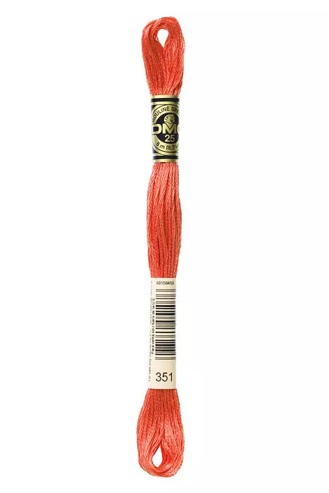 Fil à broder Mouliné Spécial DMC 351 Corail