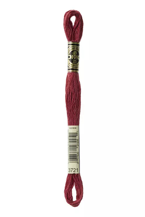 Fil à broder Mouliné Spécial DMC 3721 Terre rose