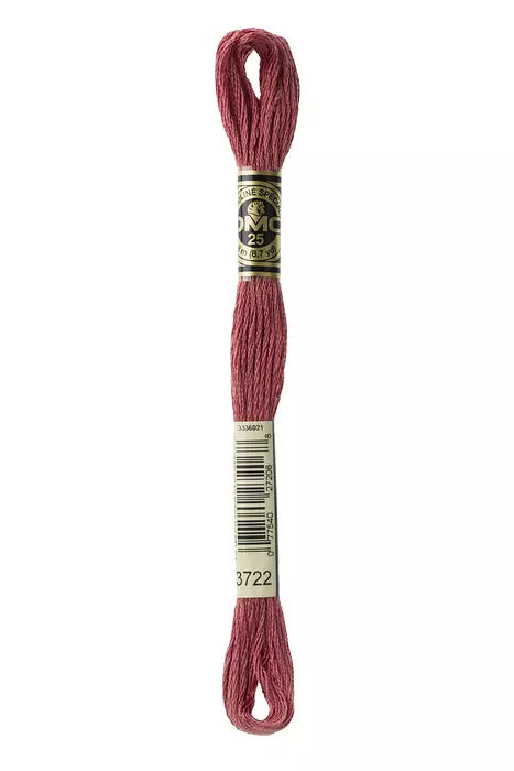 Fil à broder Mouliné Spécial DMC 3722 Bois de rose foncé