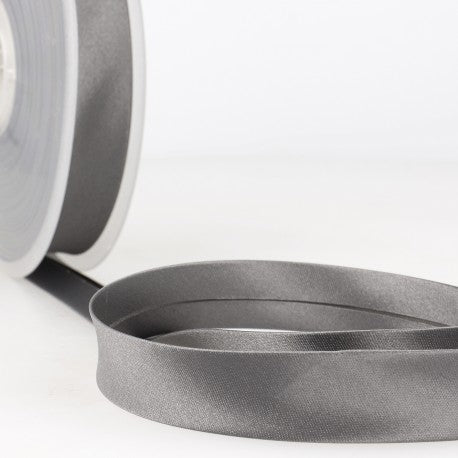 Biais satin 20mm gris 038