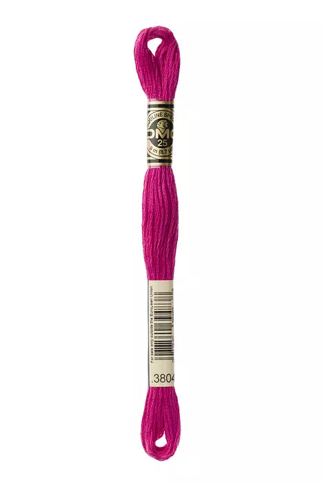 Fil à broder Mouliné Spécial DMC 3804 Rose Bengale