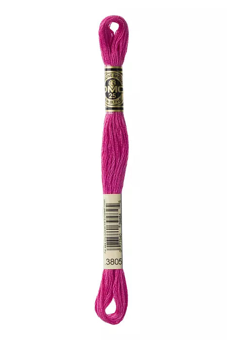 Fil à broder Mouliné Spécial DMC 3805 Fuschia