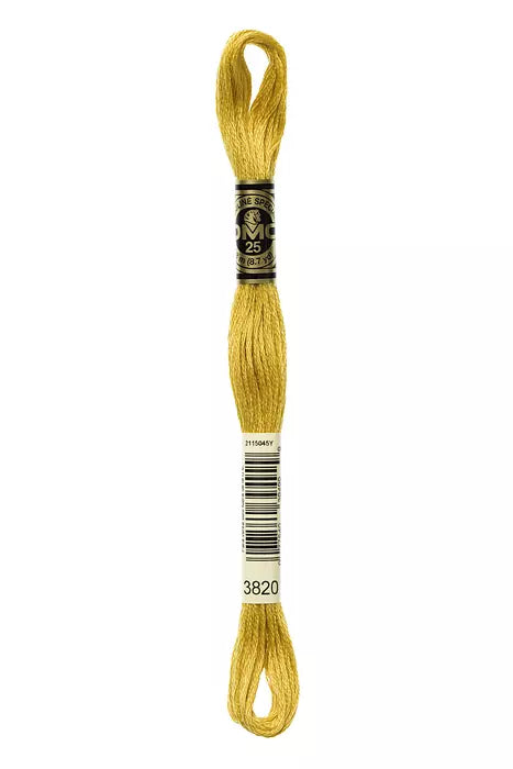 Fil à broder Mouliné Spécial DMC 3820 Maïs