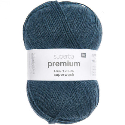 Fil pour chaussette Rico Superba premium 4 fils jeans