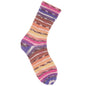 Fil pour chaussette Rico Superba Bamboo 4 fils rainbow candy