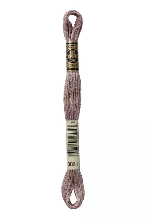 Fil à broder Mouliné Spécial DMC 3861 Taupe clair