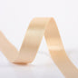 Ruban satin double face 25 mm 40 beige