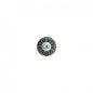 Bouton Métal Fleurs 18 mm 004 argent