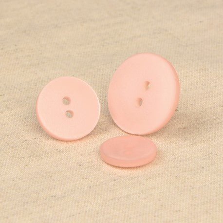 Bouton 2 TROUS irisé 18mm 512 rose layette