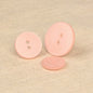 Bouton 2 TROUS irisé 15mm 512 rose layette